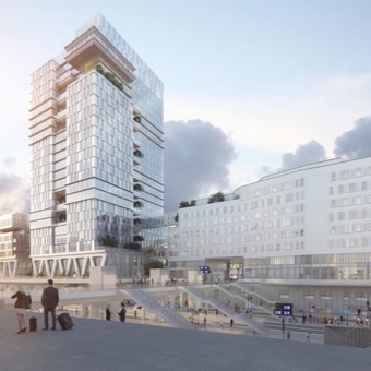Chantier L'Archipel, siège de Vinci à Nanterre (74 000 m²) : suivi de chantier FunBIM avec Vinci Energies, Tunzini, Uxello et Saga